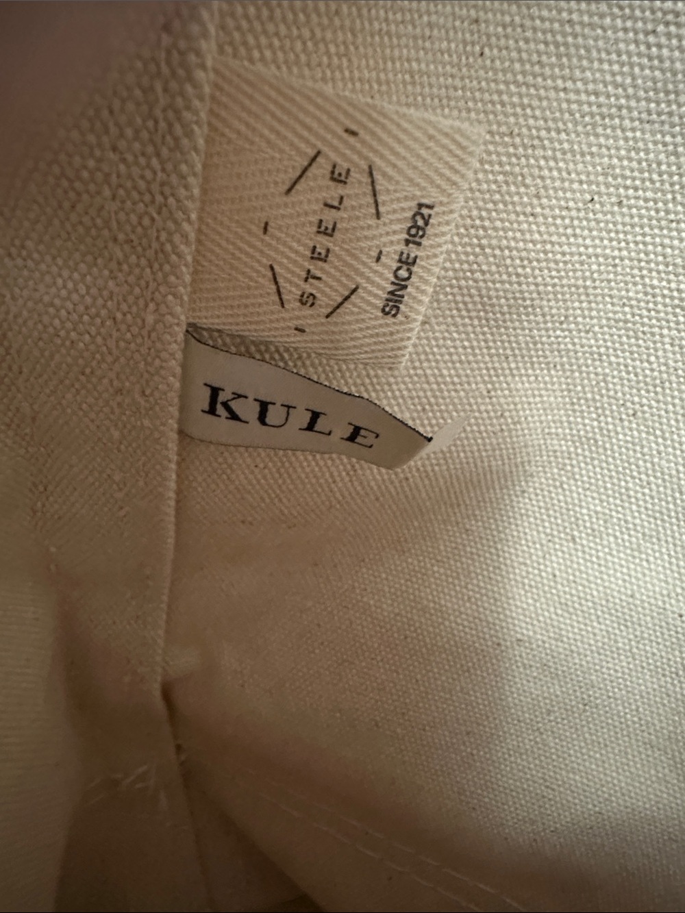KULE smiley face all over print canvas bucket bag - Picture 8 of 10